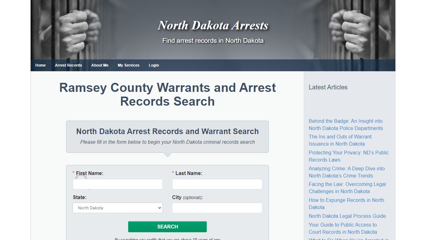 Ramsey County Warrants and Arrest Records Search - North Dakota Arrests